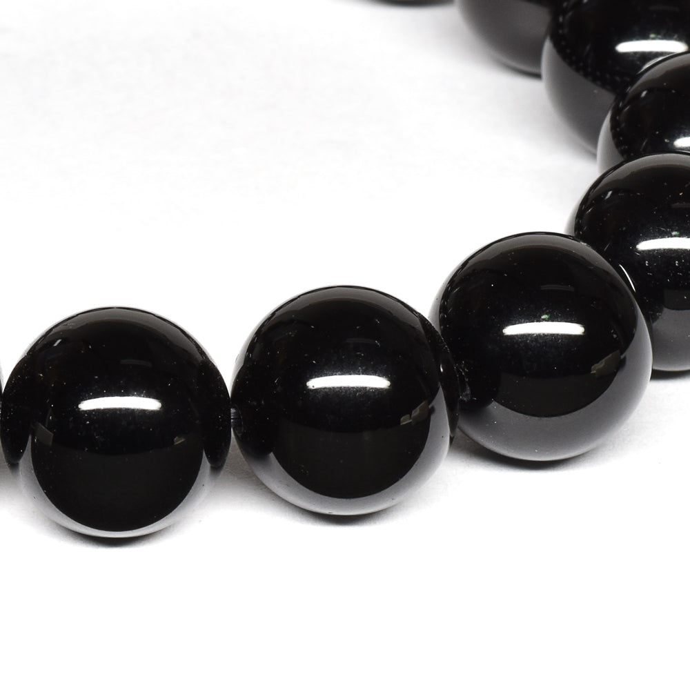 チベット産 モリオン ブレスレット 12mm #T3212