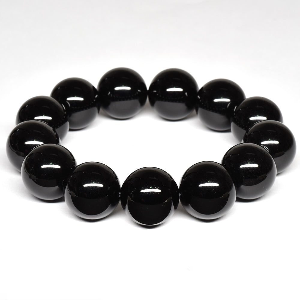 チベット産 モリオン ブレスレット 16mm #T3216