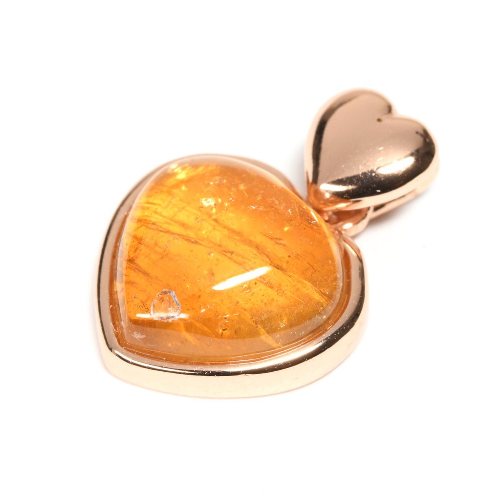 イエロー・トルマリン ペンダントトップ 10x12x5mm #PJ300 - premium stone gallery LIVE