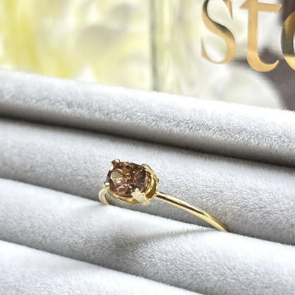 天然石リング（ジルコン） #RK066