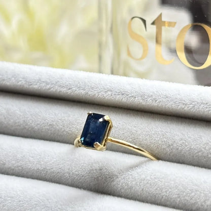 天然石リング（バイカラーサファイア） #RK068