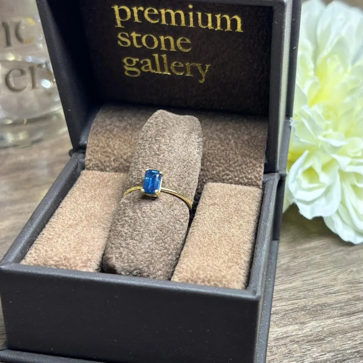 天然石リング（バイカラーサファイア） #RK068