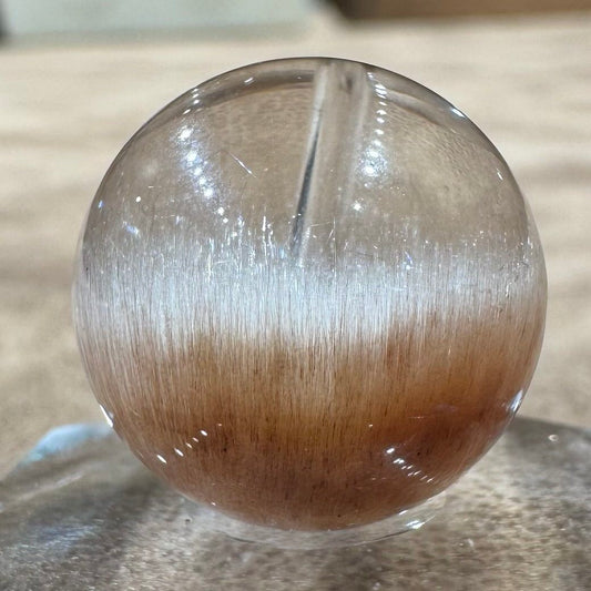サゲニティッククォーツ ビーズ 17.2mm #BZ1040 - premium stone gallery LIVE
