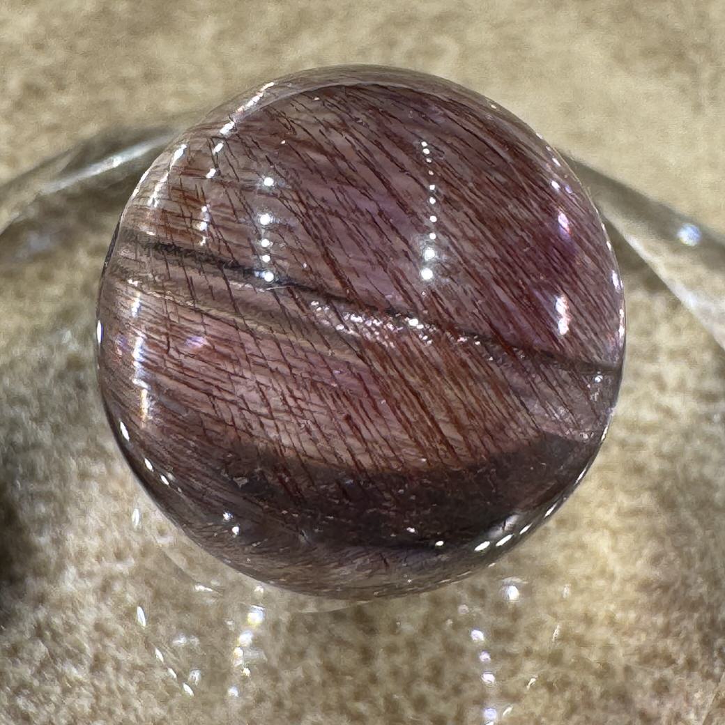 ゲーサイトインアメジスト ビーズ 13.6mm #BZ1041 - premium stone gallery LIVE