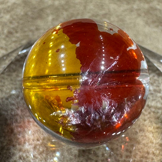リモナイト,ヘマタイトインクォーツ ビーズ 14.2mm #BZ1054 - premium stone gallery LIVE