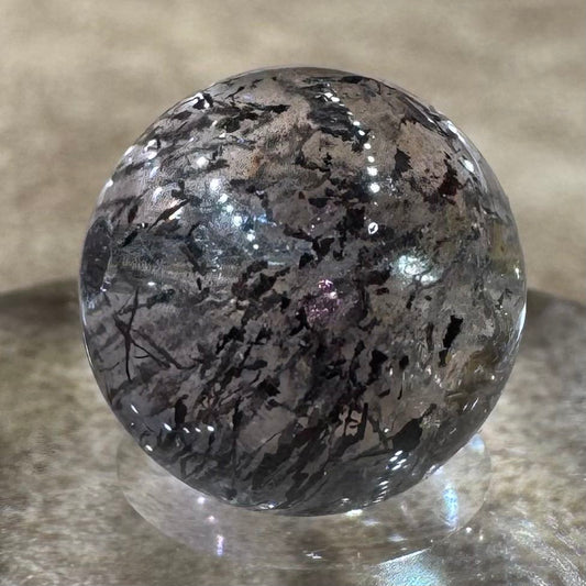 ヘマタイト,ゲーサイト,コベライト,パイライトインクォーツ ビーズ 11.4mm #BZ1058 - premium stone gallery LIVE