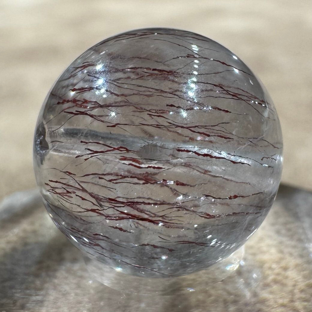 ゲーサイトインクォーツ ビーズ 14.4mm #BZ1070 - premium stone gallery LIVE