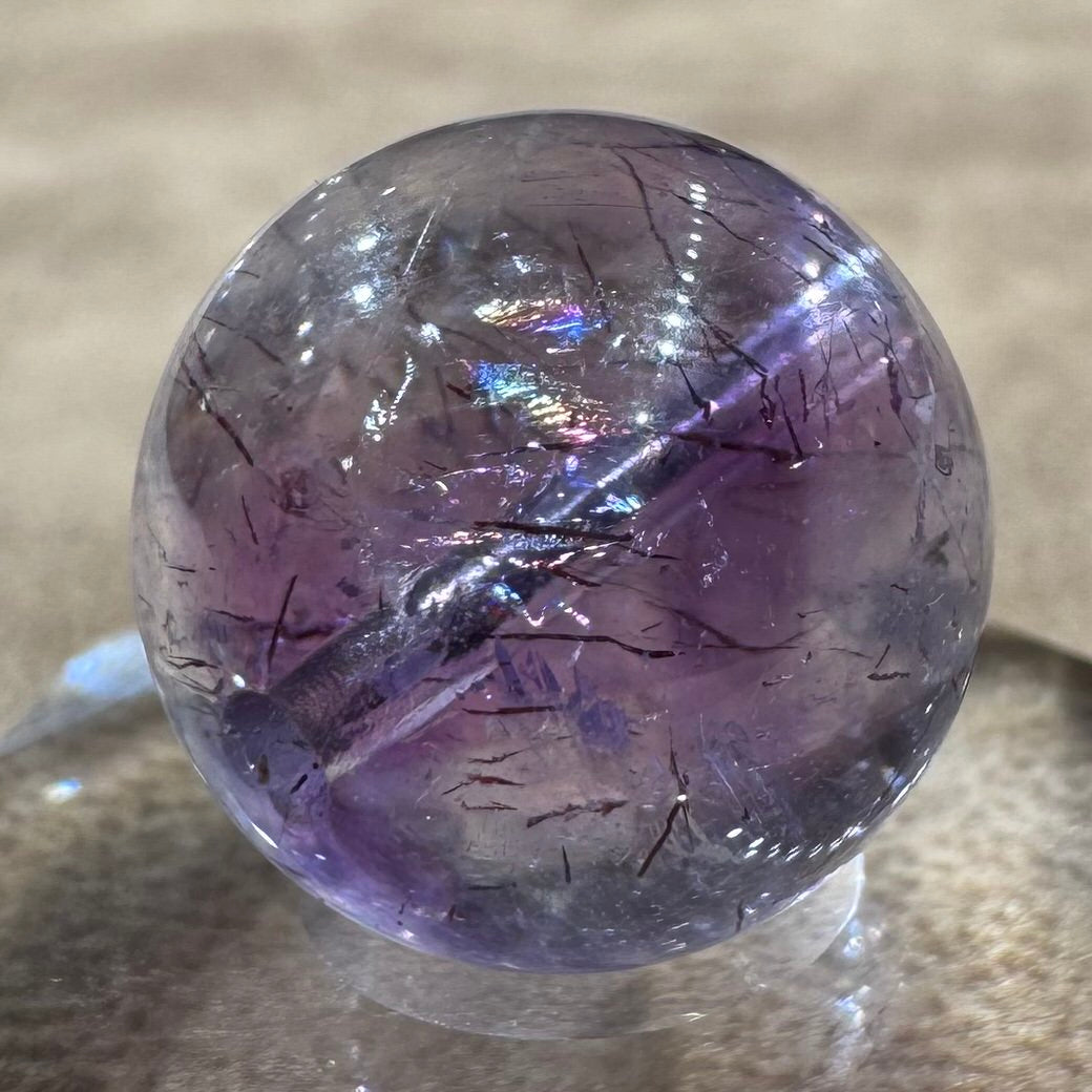 ゲーサイトインアメジスト ビーズ 14.3mm #BZ1072 - premium stone gallery LIVE