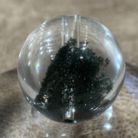 クローライトインクォーツ ビーズ 12.5mm #BZ1087 - premium stone gallery LIVE