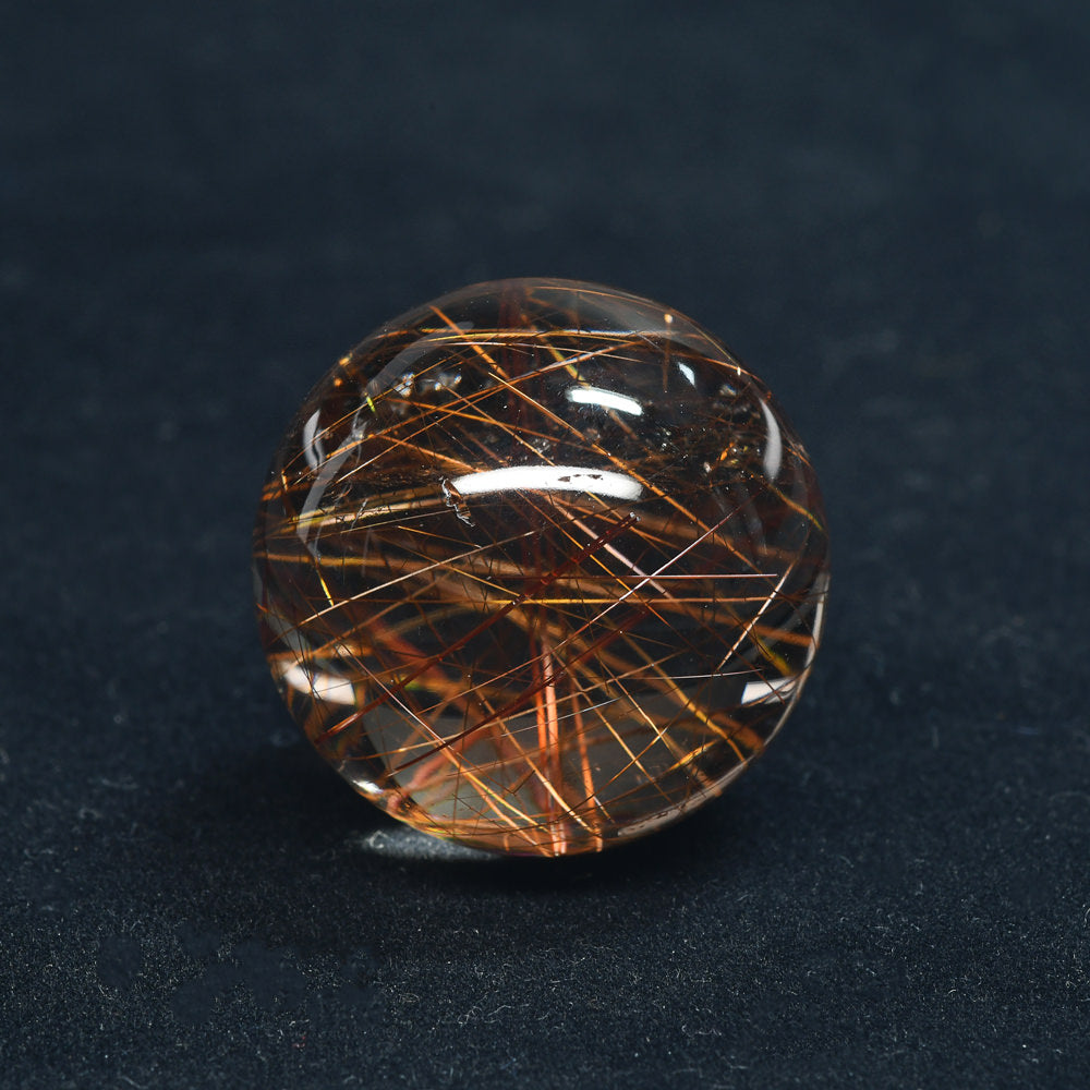 [限定販売] ブラウンルチルクォーツ 丸玉 27.4mm #BZ1122