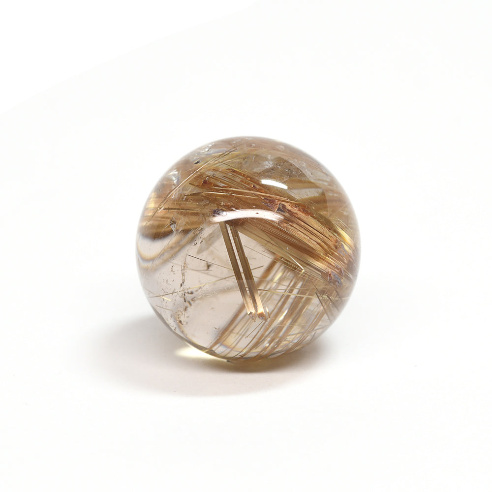 [限定販売] タイチンルチルクォーツ 丸玉 17.6mm #BZ1126