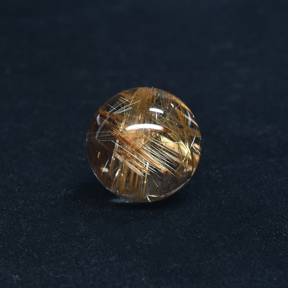 [限定販売] タイチンルチルクォーツ 丸玉 17.6mm #BZ1126