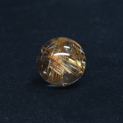 [限定販売] タイチンルチルクォーツ 丸玉 17.6mm #BZ1126