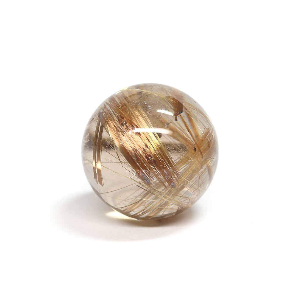 [限定販売] タイチンルチルクォーツ 丸玉 17.6mm #BZ1126