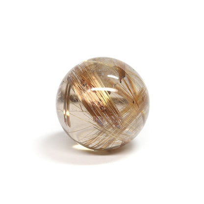 [限定販売] タイチンルチルクォーツ 丸玉 17.6mm #BZ1126