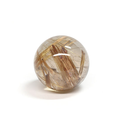 [限定販売] タイチンルチルクォーツ 丸玉 17.6mm #BZ1126