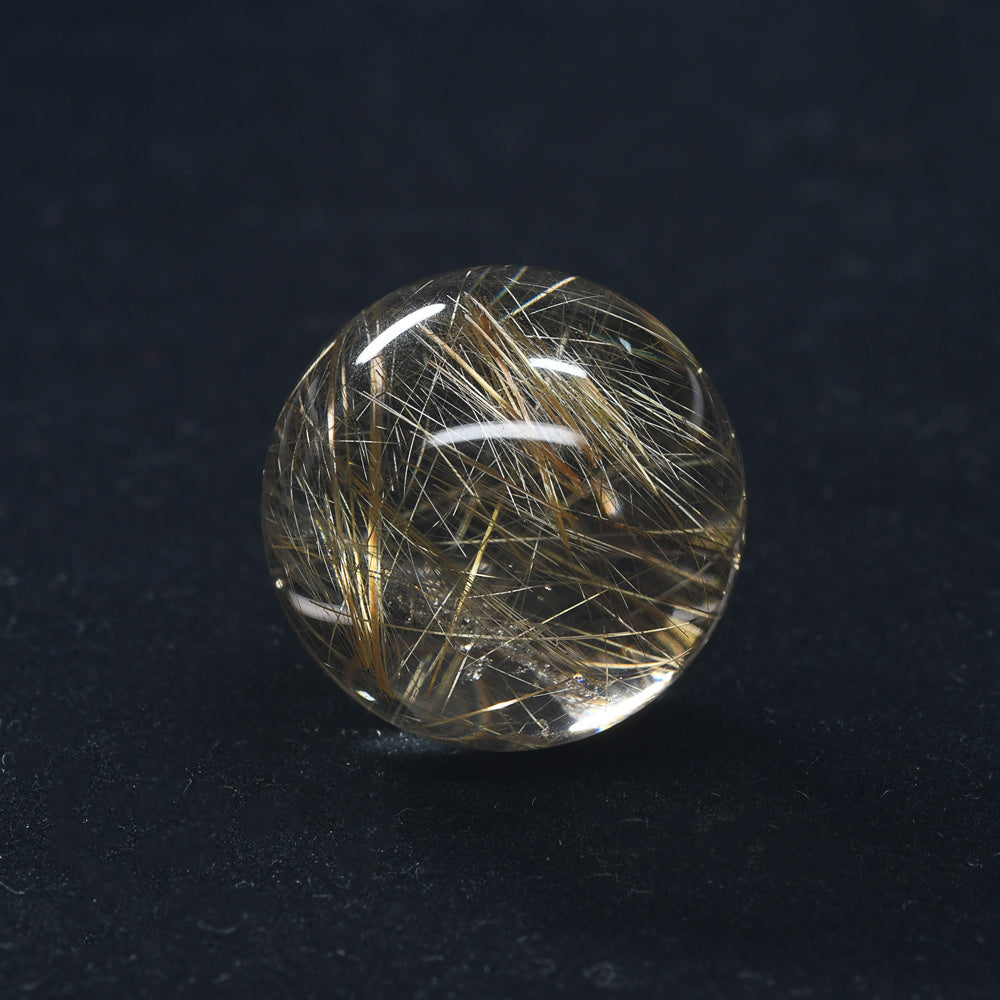 [限定販売] ゴールドルチルクォーツ 丸玉 21mm #BZ1127