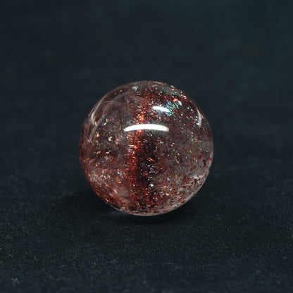 [限定販売] ファントムレピドクロサイトインクォーツ 丸玉 20.2mm #BZ1128