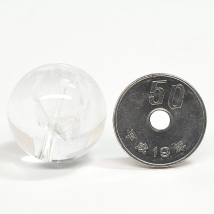 クォーツインクォーツ ビーズ 22.3mm #BZ1186