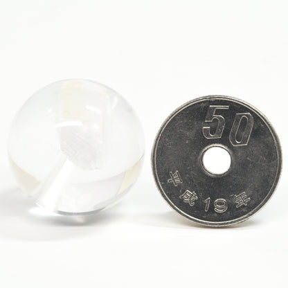 クォーツインクォーツ ビーズ 22.2mm #BZ1187