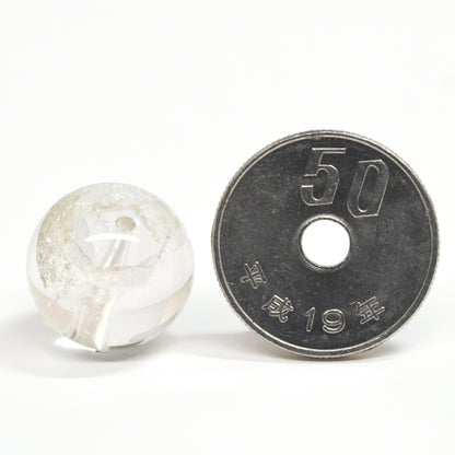 クォーツインクォーツ ビーズ 15.6mm #BZ1189