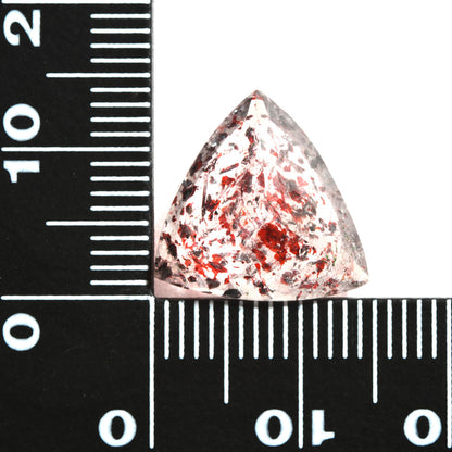 レピドクロサイト・イン・クォーツ トリリアント・ミックス・カット 6.924ct #JWA2072