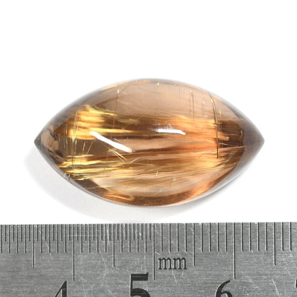 ブロンズタイチンスモーキークォーツ ルース 36.24ct #JWA2786