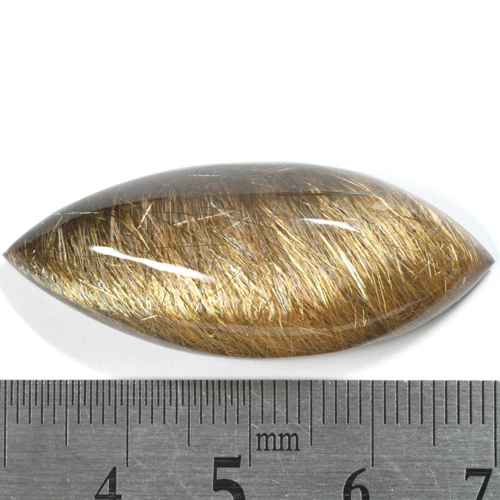 シルバールチルクォーツキャッツアイ ルース 43.734ct #JWA3005