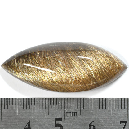 シルバールチルクォーツキャッツアイ ルース 43.734ct #JWA3005