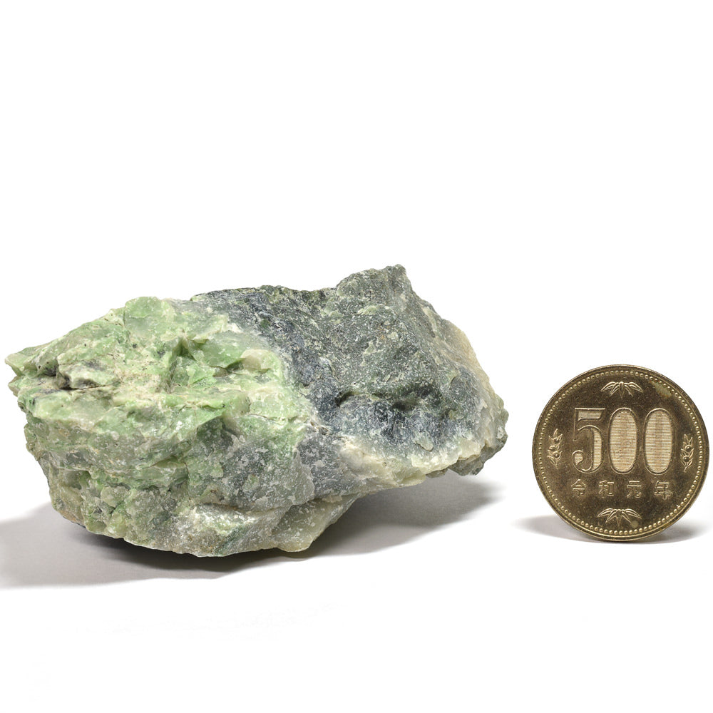 入園入学祝い 原石 日本の石]日高翡翠 199.8g gallery stone premium – #NM178 ピンズ・ピンバッジ・缶バッジ