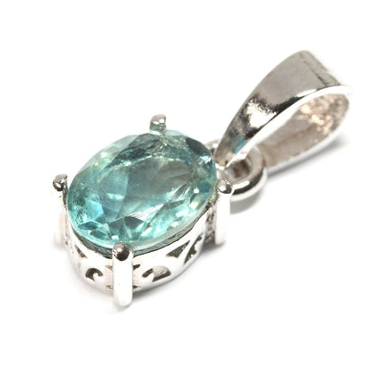 グリーンフローライト ペンダントトップ 8x6x6mm #PK028