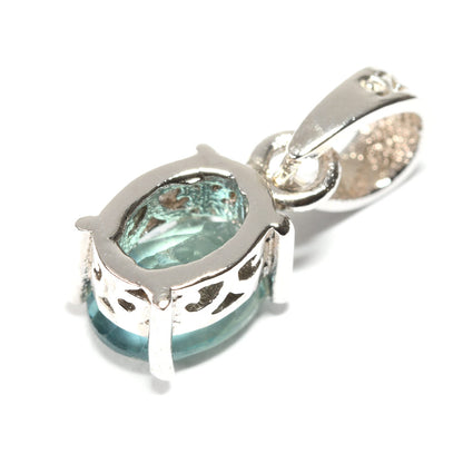 グリーンフローライト ペンダントトップ 8x6x6mm #PK028