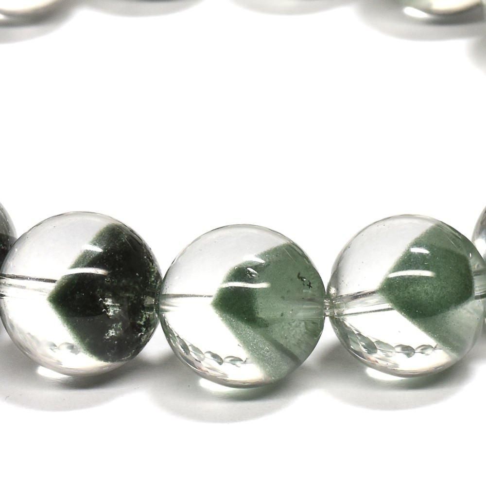 [限定販売] グリーンファントムクォーツ ブレスレット 11.5mm #QD528