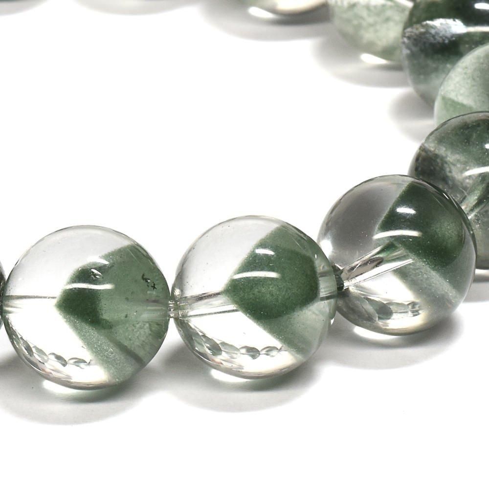 [限定販売] グリーンファントムクォーツ ブレスレット 11.5mm #QD528