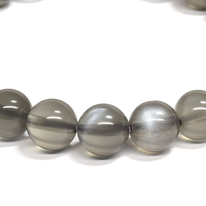 グレームーンストーン ブレスレット 8mm #QE015