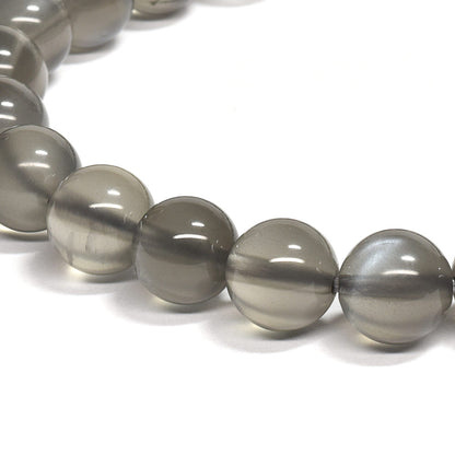 グレームーンストーン ブレスレット 8mm #QE015