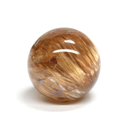 タイチンルチルクォーツ ビーズ 9.6mm #QF127