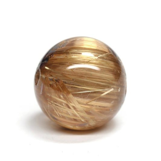 タイチンルチルクォーツ ビーズ 9.6mm #QF127