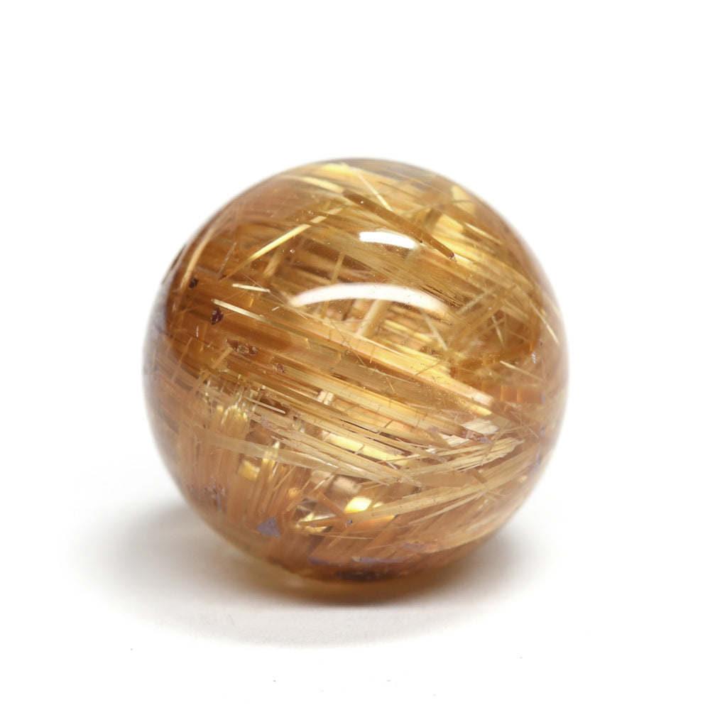 タイチンルチルクォーツ ビーズ 9.8mm #QF129