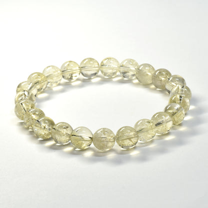 イエロークォーツ（シャンパンクォーツ） ブレスレット 8.5mm #QH089
