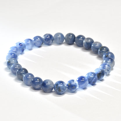 デュモルチェライトインクォーツ ブレスレット 7-7.5mm #QJ044