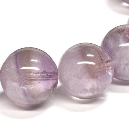 クラウディ･アメシストクォーツ ブレスレット 14mm #QJ051