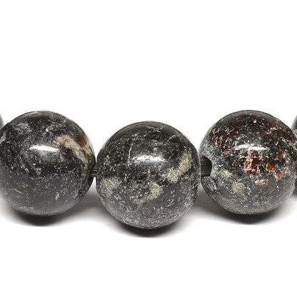 ブラックハイドガーネット ブレスレット 10mm #QK017