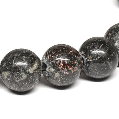 ブラックハイドガーネット ブレスレット 10mm #QK017