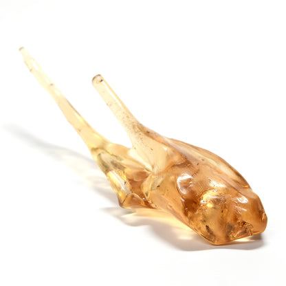 [珍品] 虫入りコパル 原石 47x158x48mm #QK114