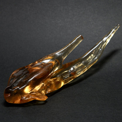 [珍品] 虫入りコパル 原石 47x158x48mm #QK114
