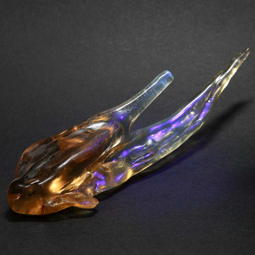 珍品] 虫入りコパル 原石 47x158x48mm #QK114 – premium stone gallery