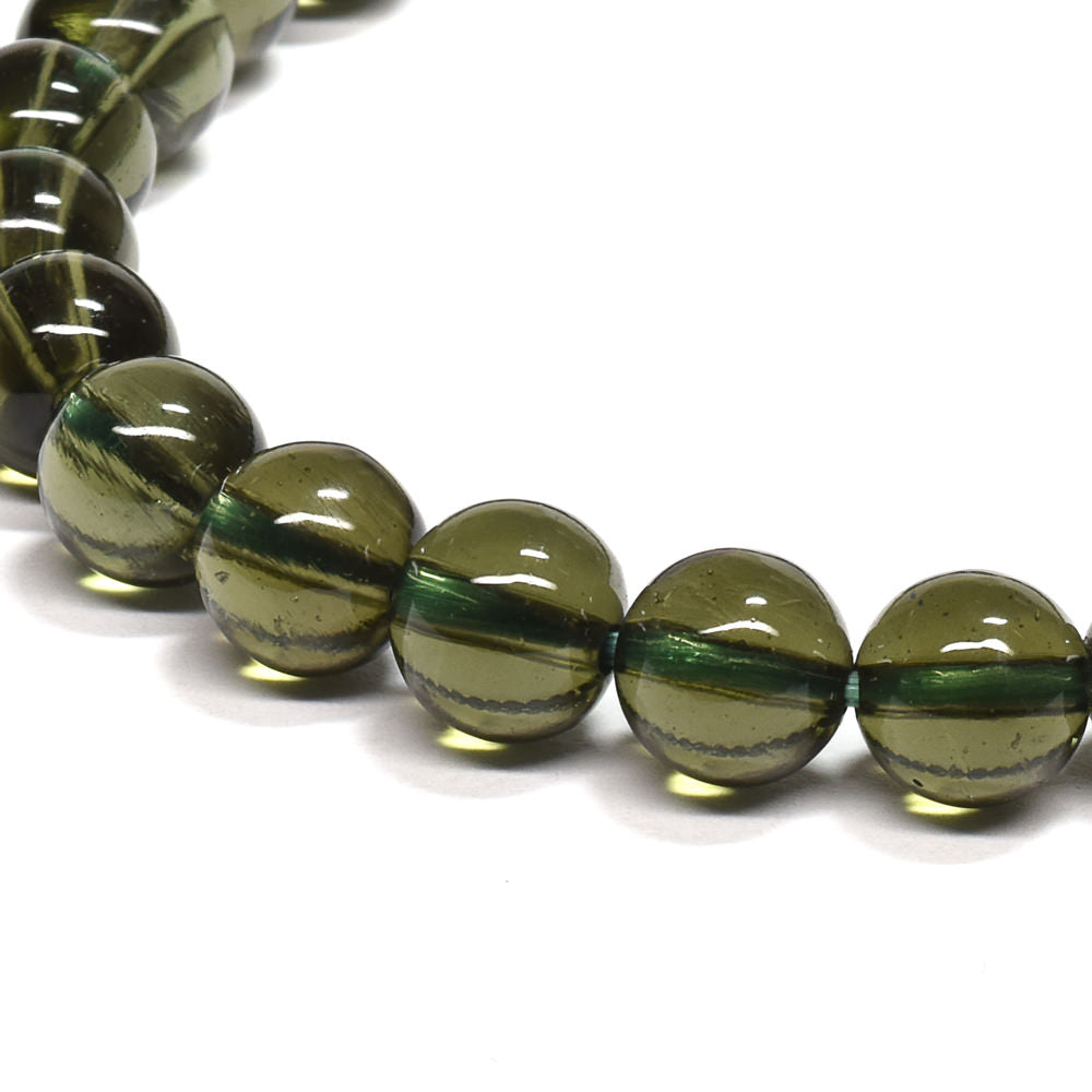 鑑別書付属 モルダバイト ブレスレット 7mm t64-458 : [誠安株式会社] 鑑別書付属モルダバイト ブレスレット