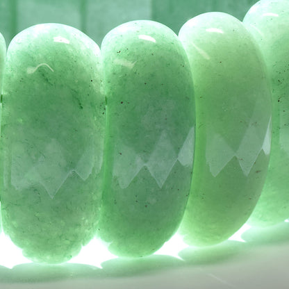 グリーンアベンチュリン バングル 9x25x8mm #QM344