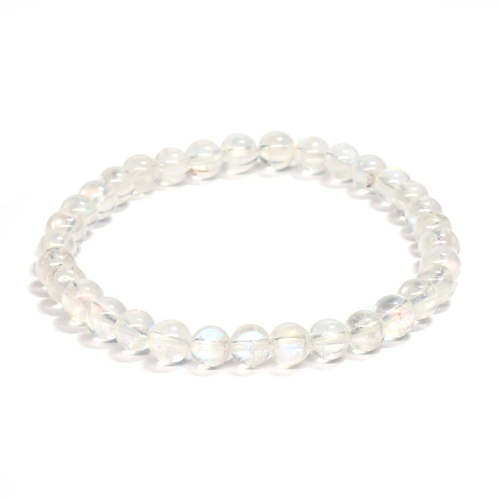 ホワイトラブラドライト ブレスレット 5.5-6mm #RA231